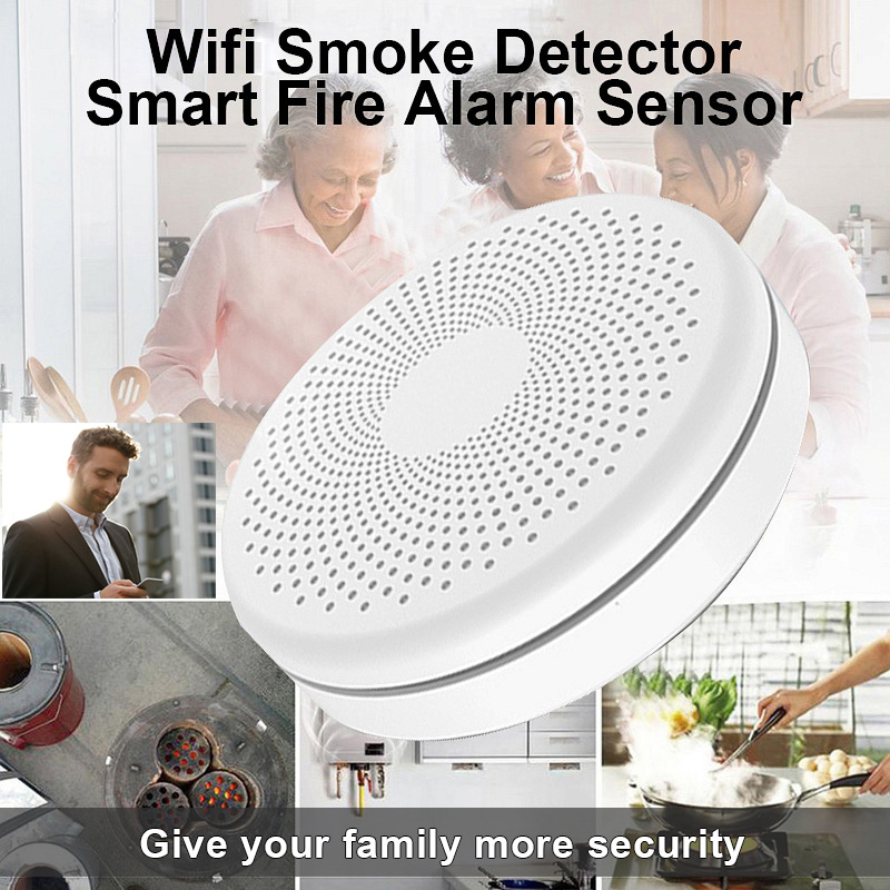 2 in 1 Version WiFi Tuya Smart - مراجعة Smoke Detector Interconnected وسعره