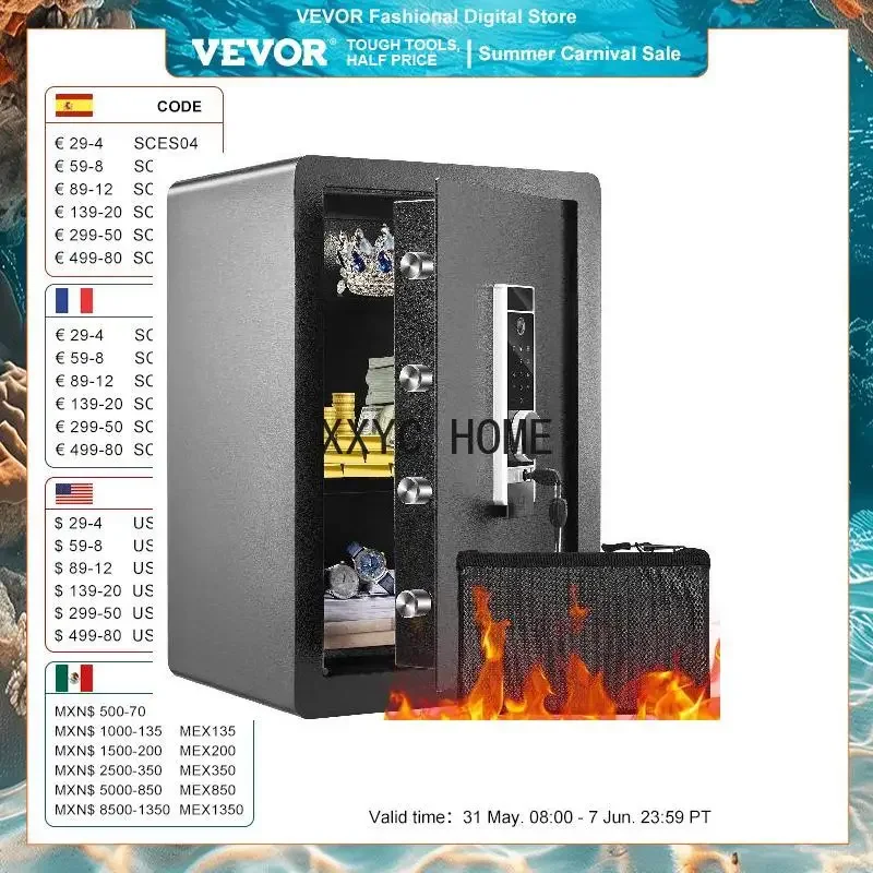 Electric Safe 2.2/1.8 Cubic Fe - مراجعة Fire Safe Document وسعره