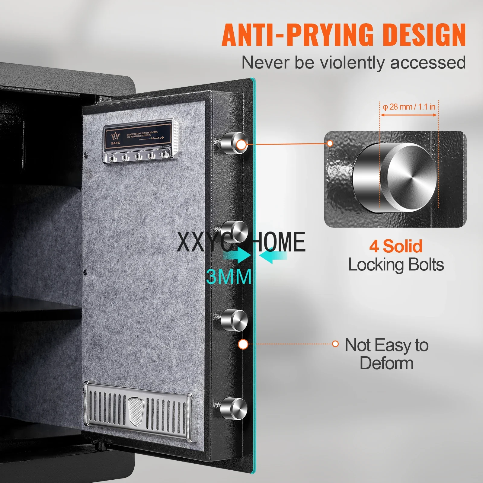 Electric Safe 2.2/1.8 Cubic Fe - مراجعة Fire Safe Document وسعره