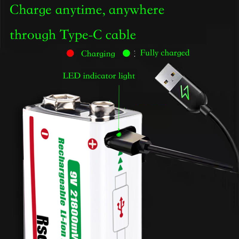 USB-C Rechargable 9V Lithium i - مراجعة Smoke Detector Interconnected وسعره