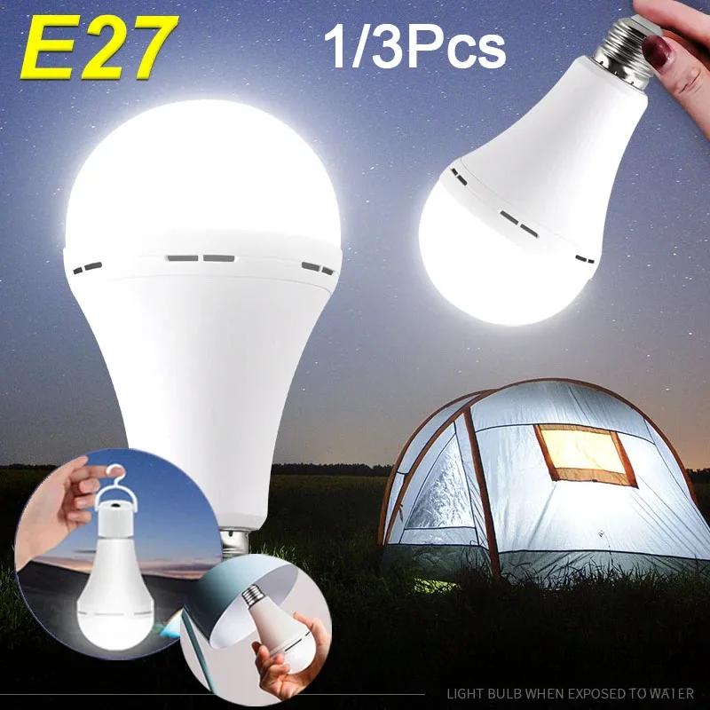 1/3 Pcs Rechargeable Bulb LED  - مراجعة Power Outage Light وسعره