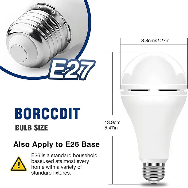 1/3 Pcs Rechargeable Bulb LED  - مراجعة Power Outage Light وسعره