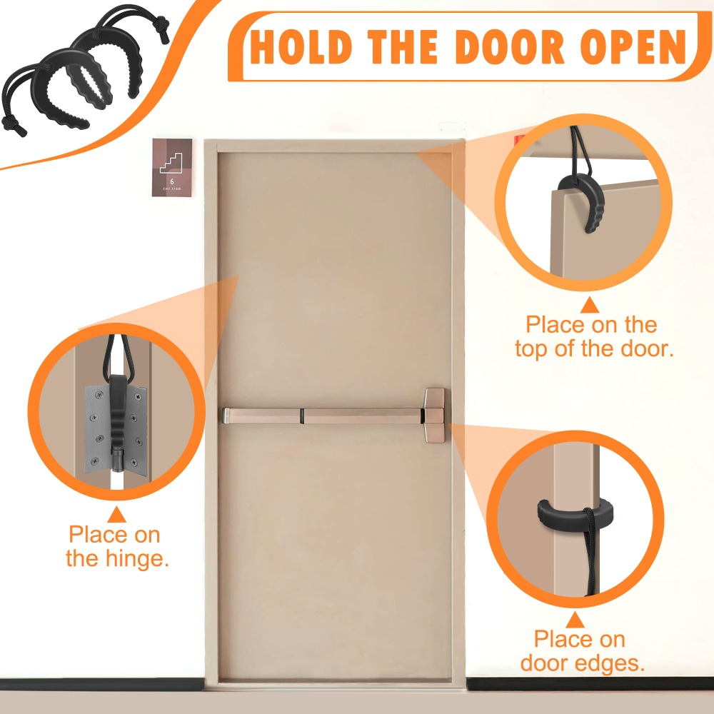 Easy to Use Rubber Door Jam Fi - مراجعة Door Stop Alarm وسعره
