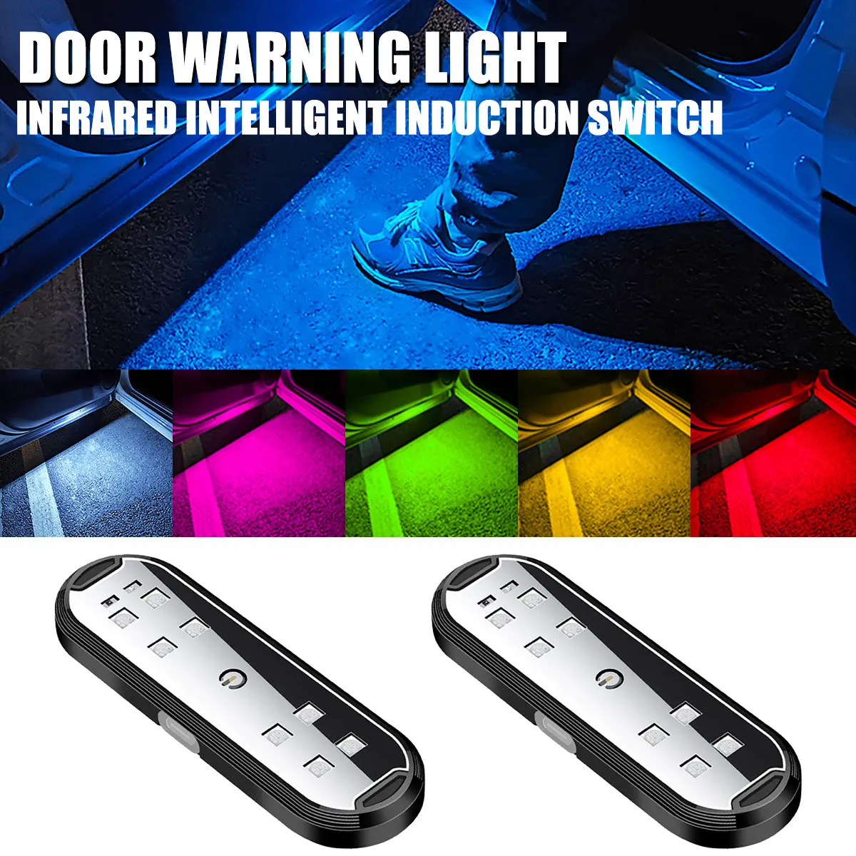 Car Door Lights LED Colorful F - مراجعة Emergency Exit Sign وسعره