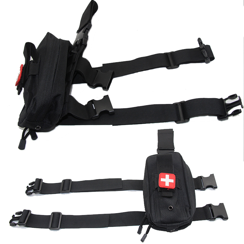 Tactical Thigh Moll Rig EDC Po - مراجعة First Aid Bag Kit وسعره