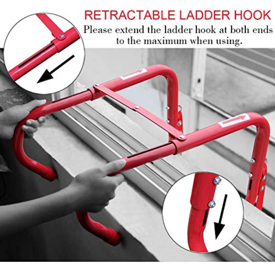 Retractable 3 Story Fire Escap - مراجعة Fire Escape Ladder وسعره