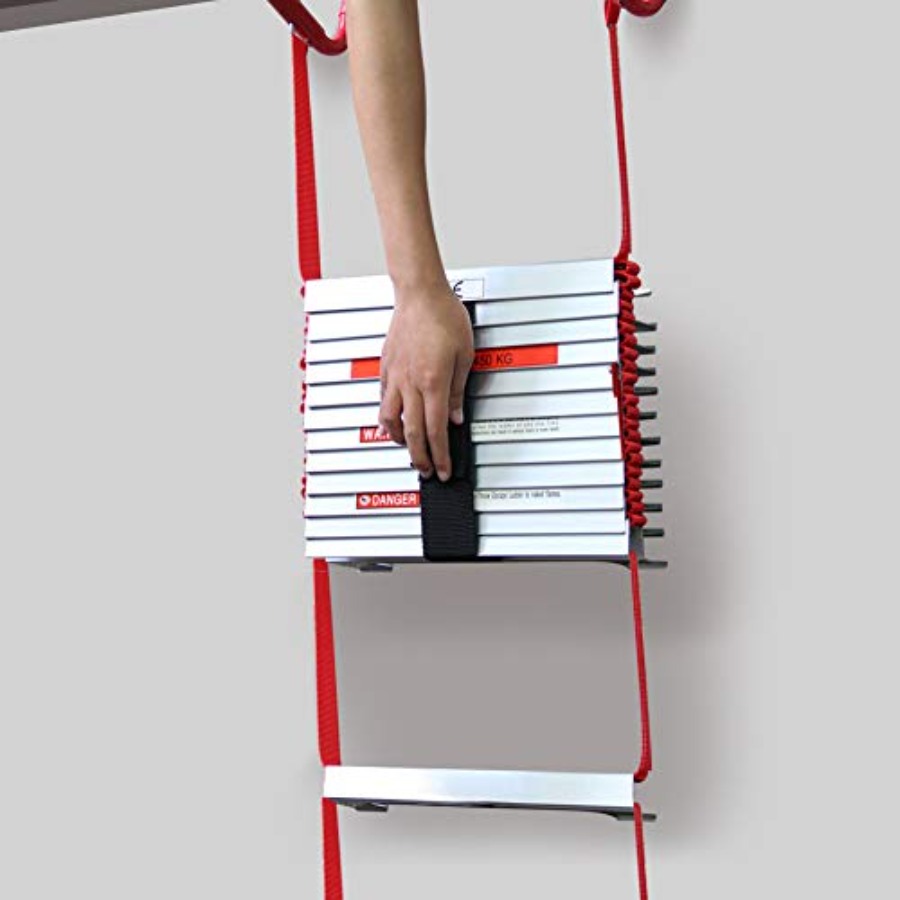 Retractable 3 Story Fire Escap - مراجعة Fire Escape Ladder وسعره