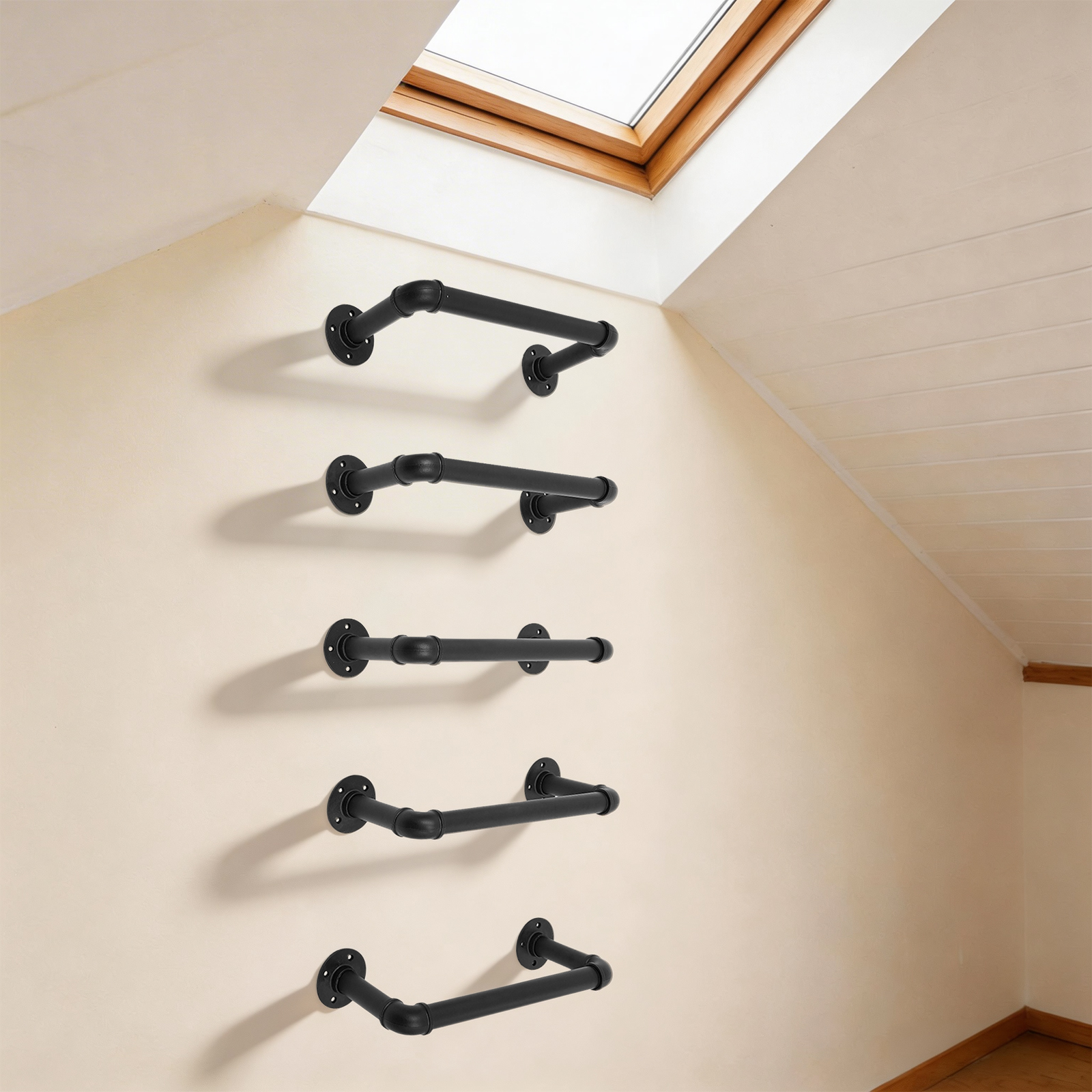 5 Pcs Wall Mounted Emergency E - مراجعة Fire Escape Ladder وسعره
