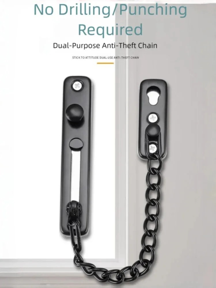 Multi-Color Stainless Steel An - مراجعة Security Chain Door وسعره