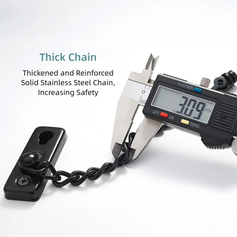 Multi-Color Stainless Steel An - مراجعة Security Chain Door وسعره
