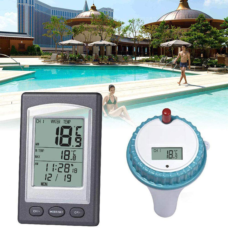 Digtal Swimming Pool Thermomet - مراجعة Pool Alarm Float وسعره