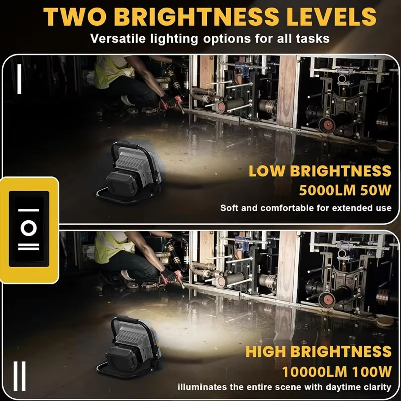 50W 10000LM Work Light For Dew - مراجعة Power Outage Light وسعره
