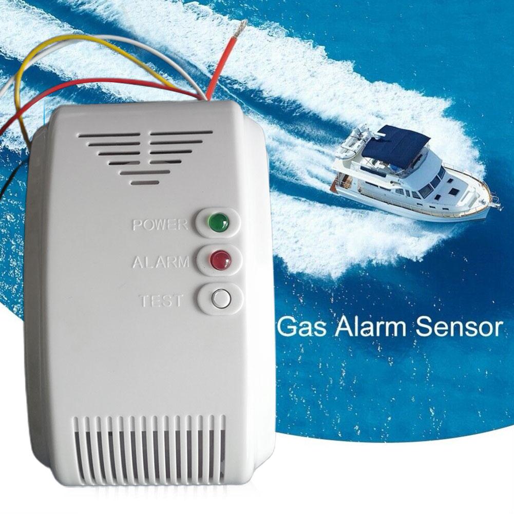 Propane Butane Sensor 12V Gas  - مراجعة Smoke Detector Interconnected وسعره