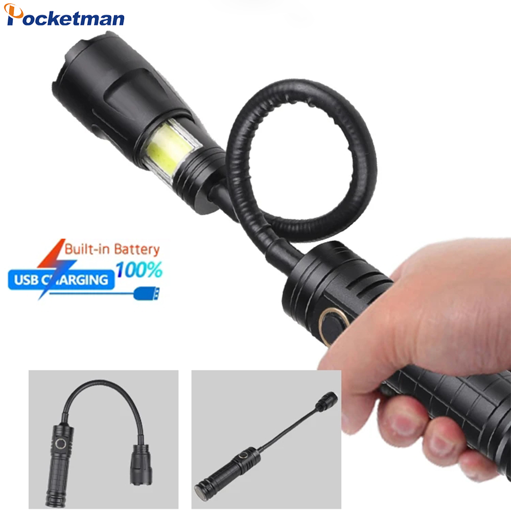 USB Rechargeable XHP50 LED Fla - مراجعة Power Outage Light وسعره