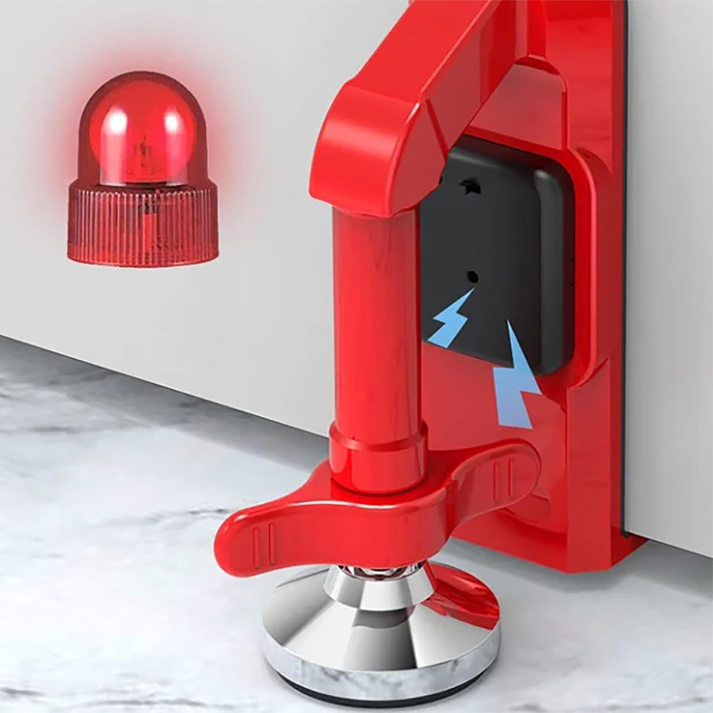 Battery Powered Alarm Door Sto - مراجعة Door Stop Alarm وسعره