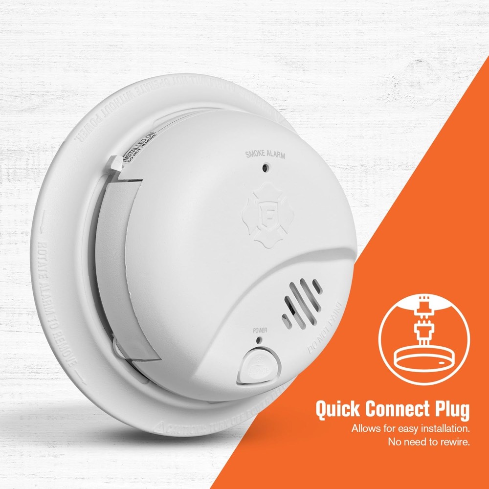 US Shipping Hardwired Intercon - مراجعة Smoke Detector Interconnected وسعره