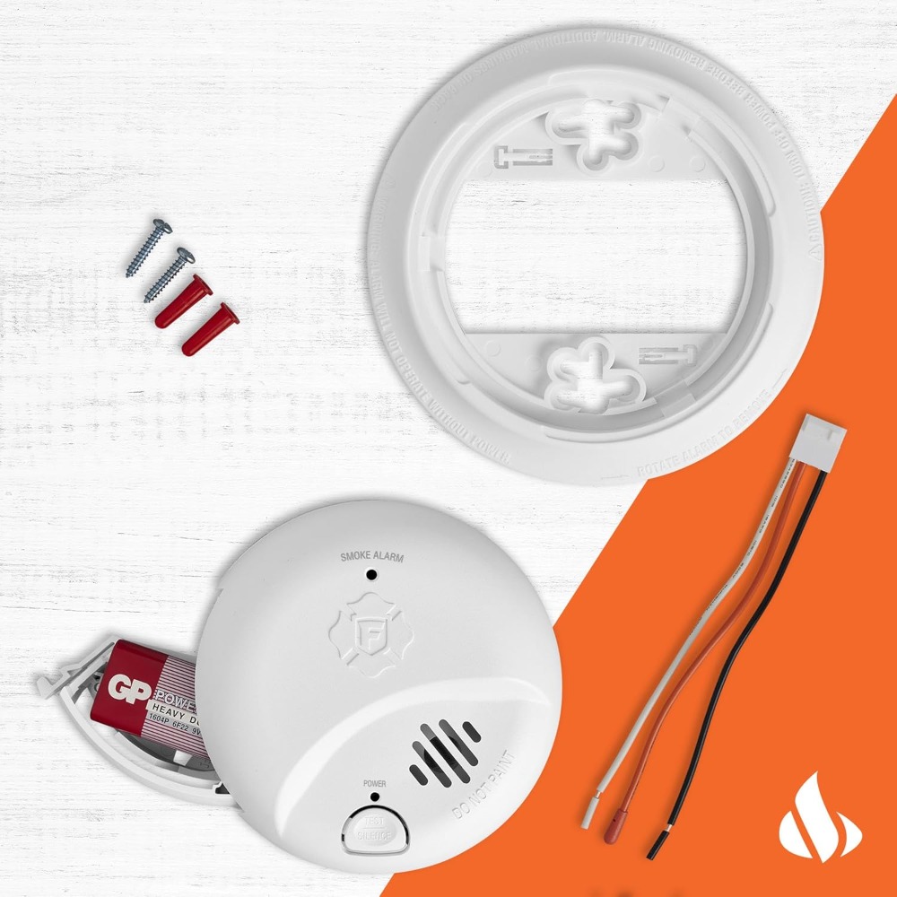 US Shipping Hardwired Intercon - مراجعة Smoke Detector Interconnected وسعره