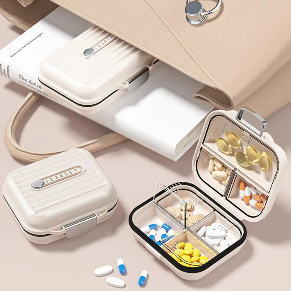 Pill Storage Box  Multi-purpos - مراجعة Medicine Cabinet Lock وسعره