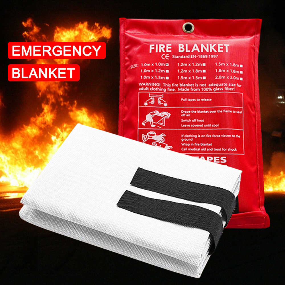 Fire Blanket Fiberglass Fire B - مراجعة Fire Blanket Kitchen وسعره