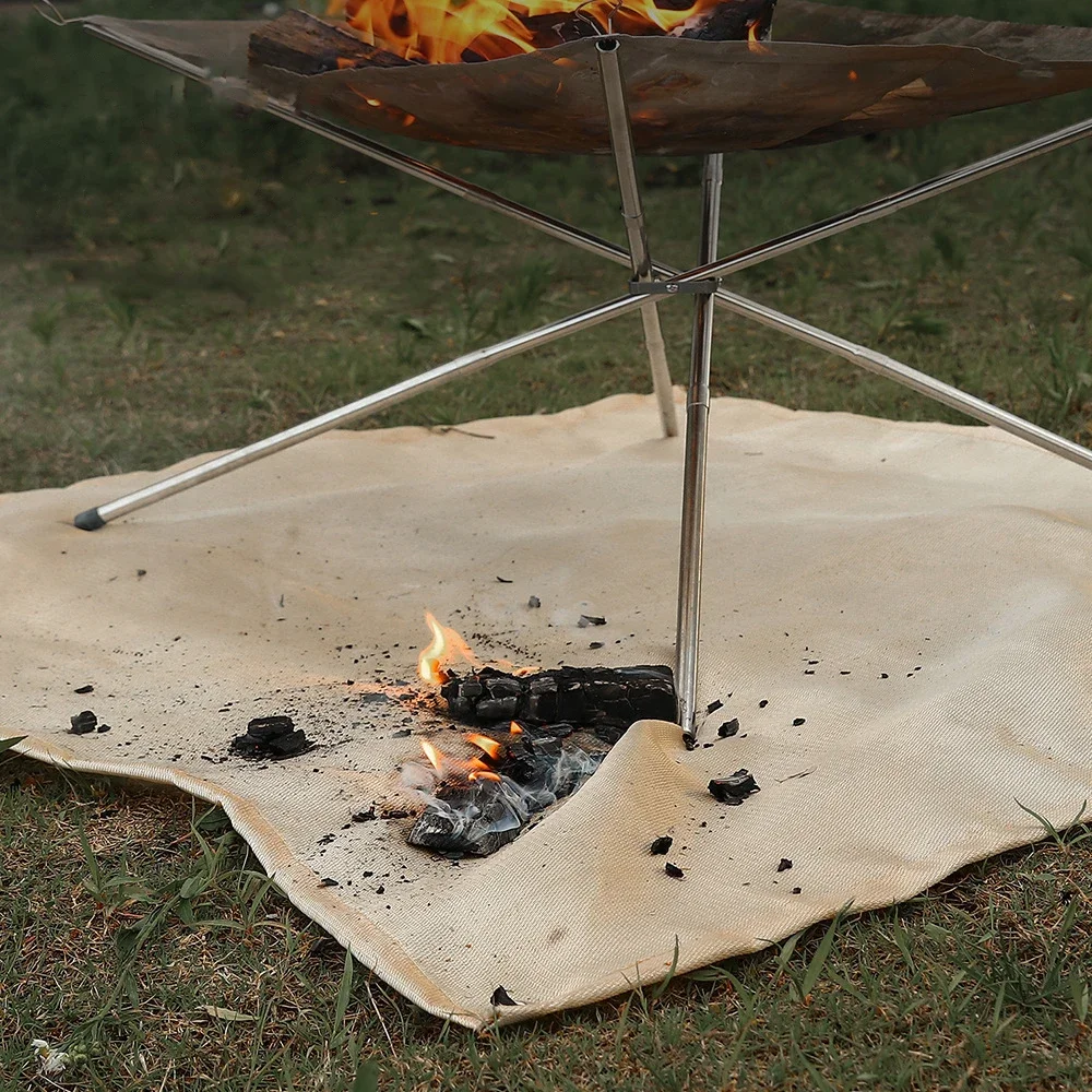 Outdoor Camping Fireproof Clot - مراجعة Fire Blanket Kitchen وسعره