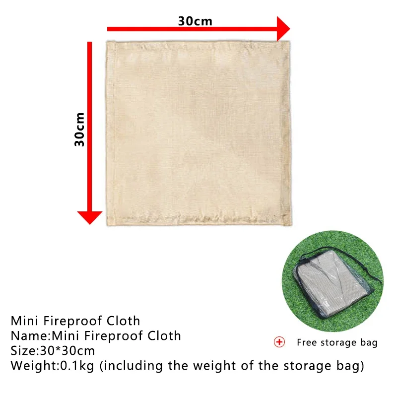 Outdoor Camping Fireproof Clot - مراجعة Fire Blanket Kitchen وسعره