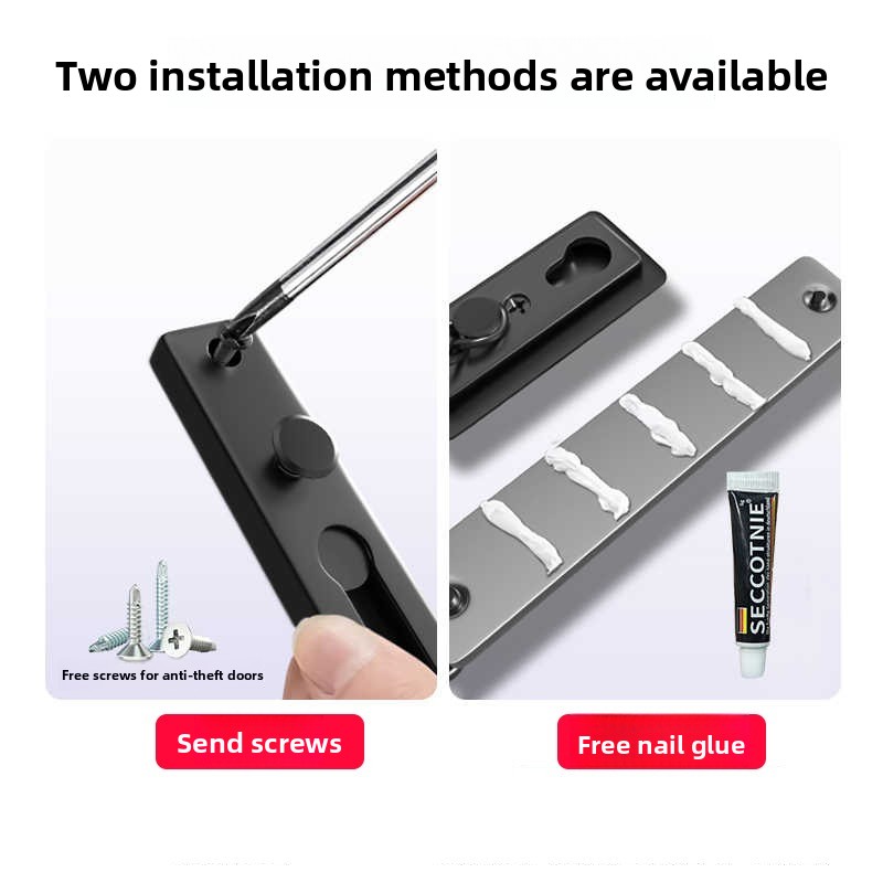 No Drill Stainless Steel Secur - مراجعة Security Chain Door وسعره