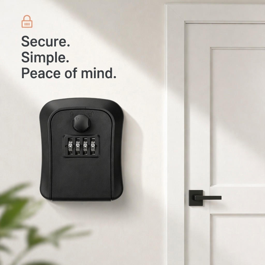 Key Lock Box Wall Mount Lockbo - مراجعة Lockbox Key Secure وسعره