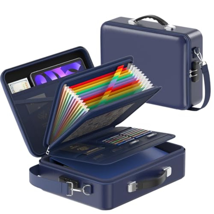 Fireproof Document Box with Lo - مراجعة Fire Safe Document وسعره