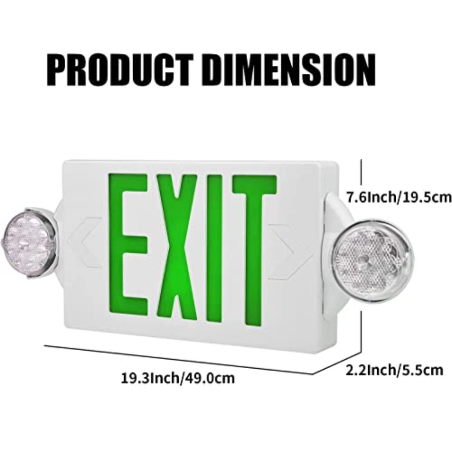 Emergency Exit Light, Adjustab - مراجعة Emergency Exit Sign وسعره