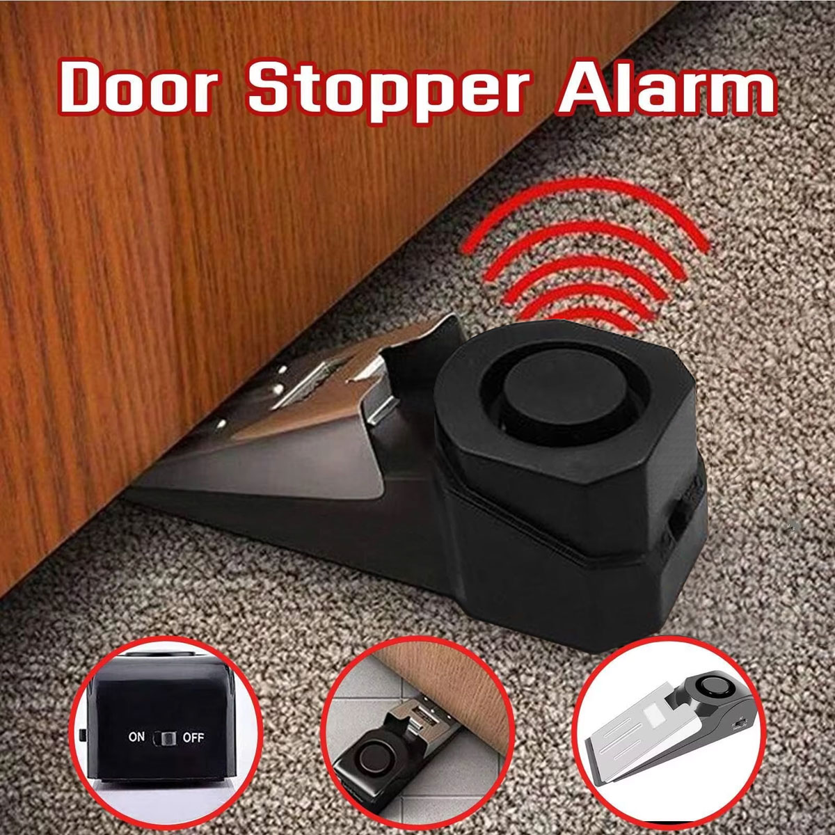 Wireless Door Stop Alarm Syste - مراجعة Door Stop Alarm وسعره