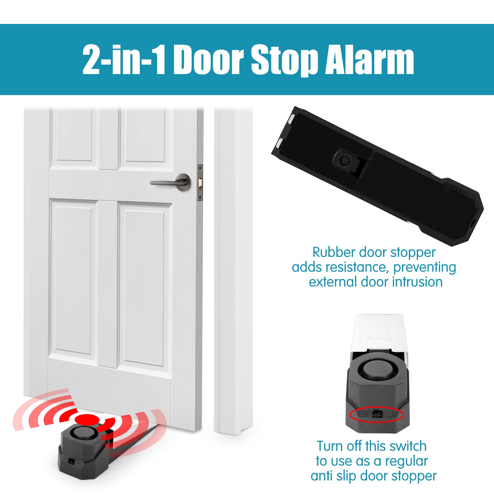 Wireless Door Stop Alarm Syste - مراجعة Door Stop Alarm وسعره