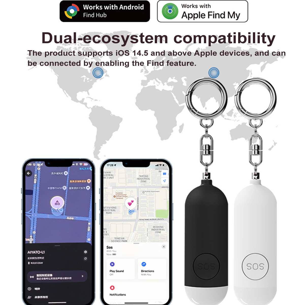 Self Defense Alarm LED Light R - مراجعة Personal Alarm Keychain وسعره