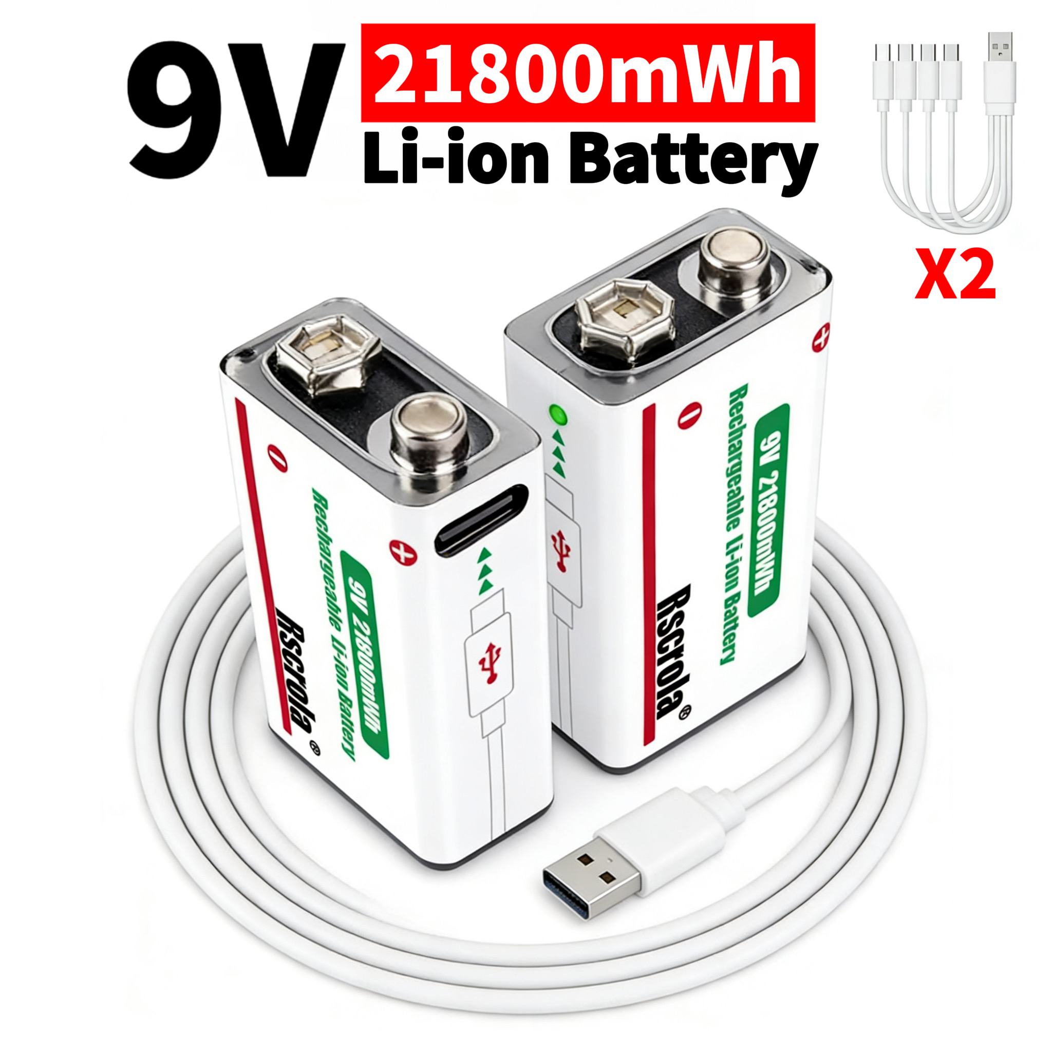 Long-Lasting 9V Rechargeable L - مراجعة Smoke Detector Interconnected وسعره