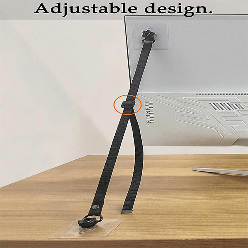 No Drill Adhesive Furniture An - مراجعة Earthquake Anchor Strap وسعره
