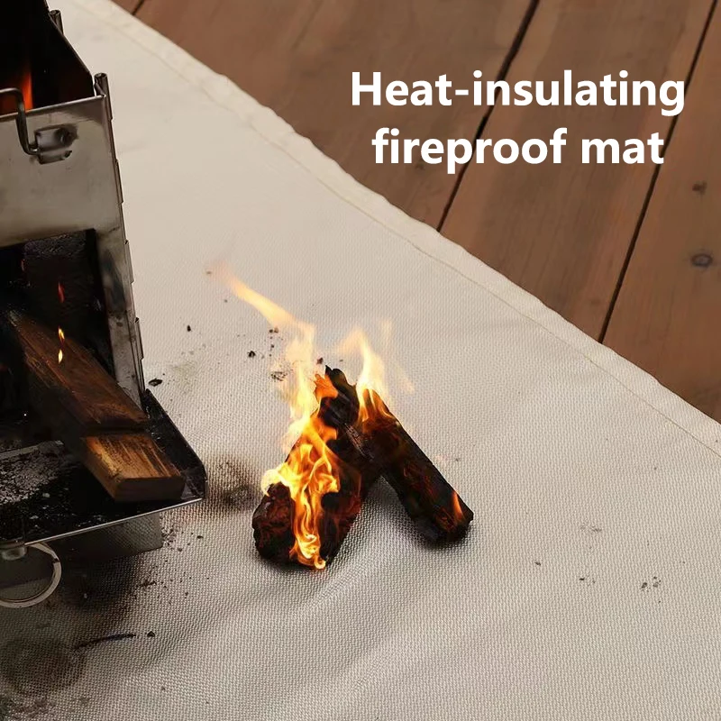 1pc Outdoor Camping Fireproof  - مراجعة Fire Blanket Kitchen وسعره