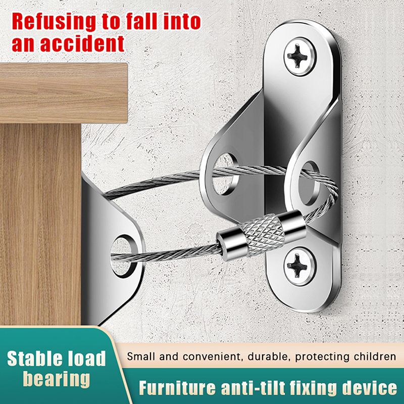 NEW 1Set Furniture Anchors Ant - مراجعة Earthquake Anchor Strap وسعره