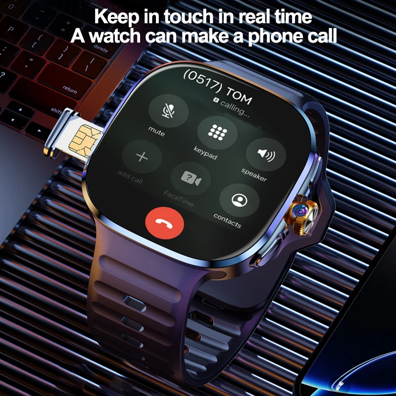 New Large Screen Smartwatch 4G - مراجعة Window Lock Bar وسعره