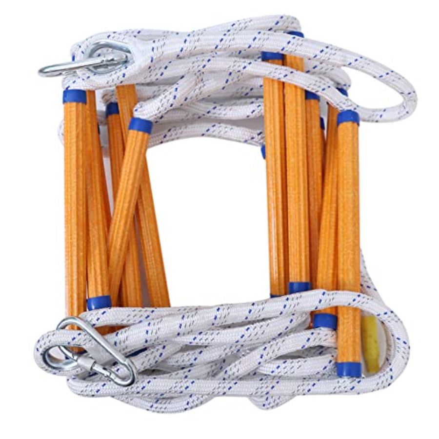 Rope Ladder, 49 Feet Emergency - مراجعة Fire Escape Ladder وسعره