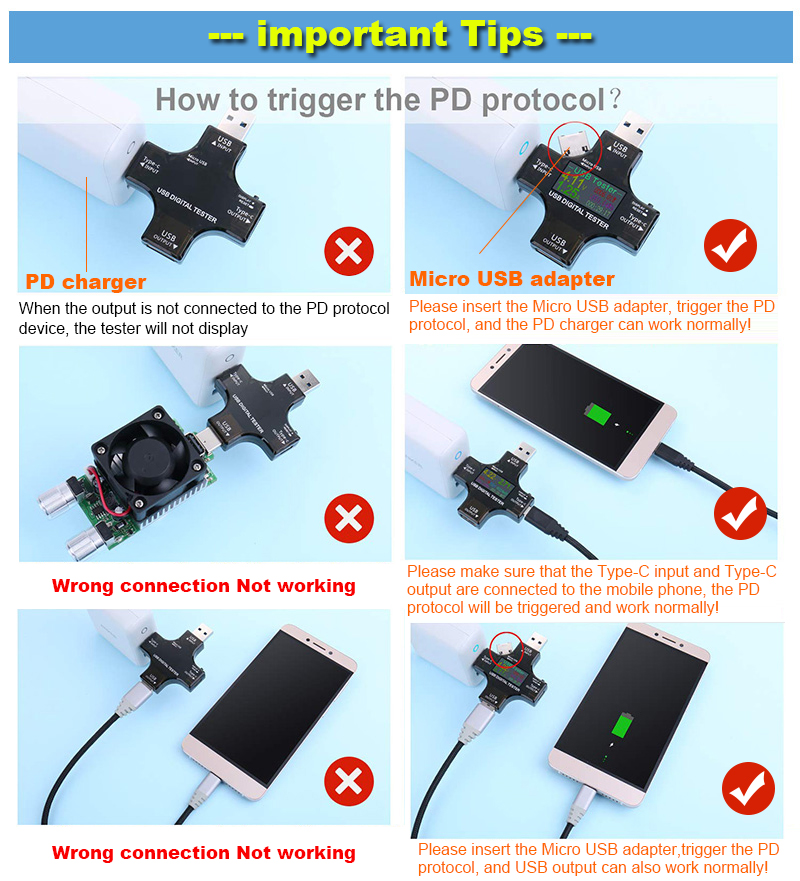 8.0A USB Tester DC Type-C PD D - مراجعة Co Detector Plug وسعره