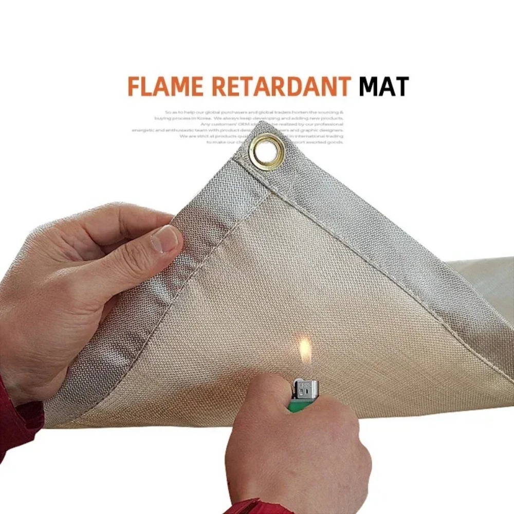 High Temperature Fire Blanket  - مراجعة Fire Blanket Kitchen وسعره