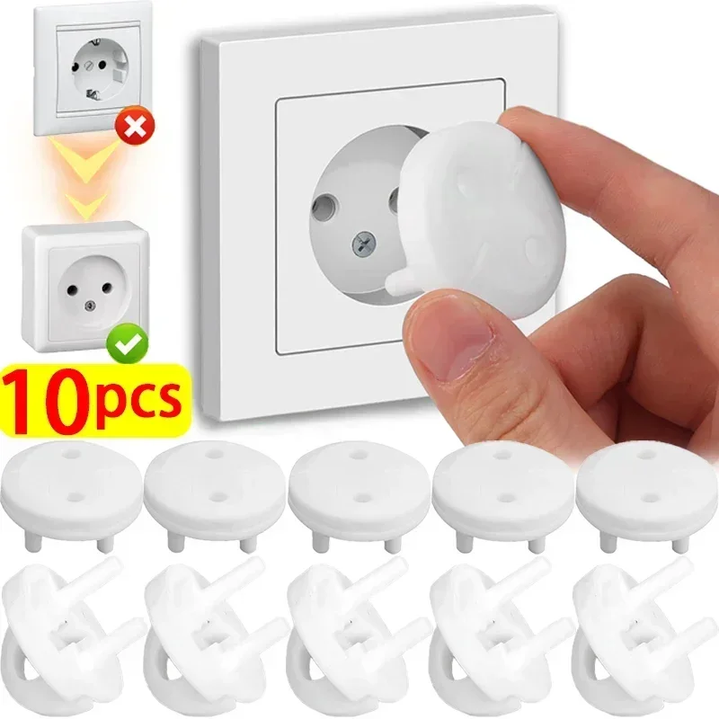 White Electrical Safety Socket - مراجعة Outlet Cover Baby وسعره