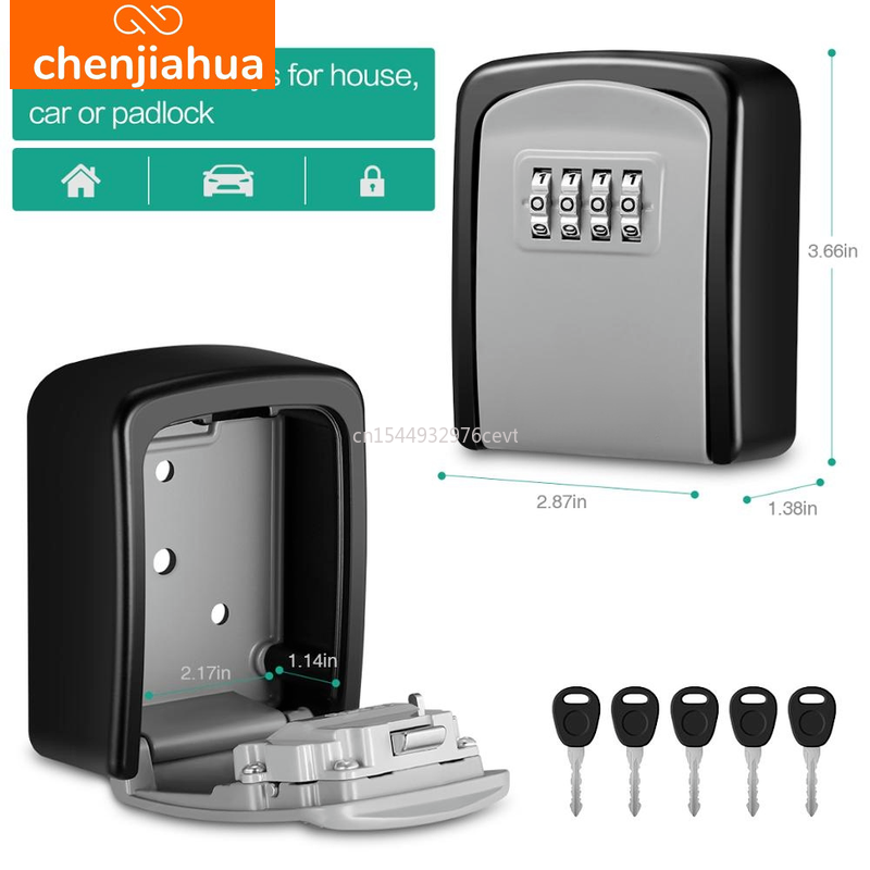 Wall Mount Key Storage Secret  - مراجعة Lockbox Key Secure وسعره