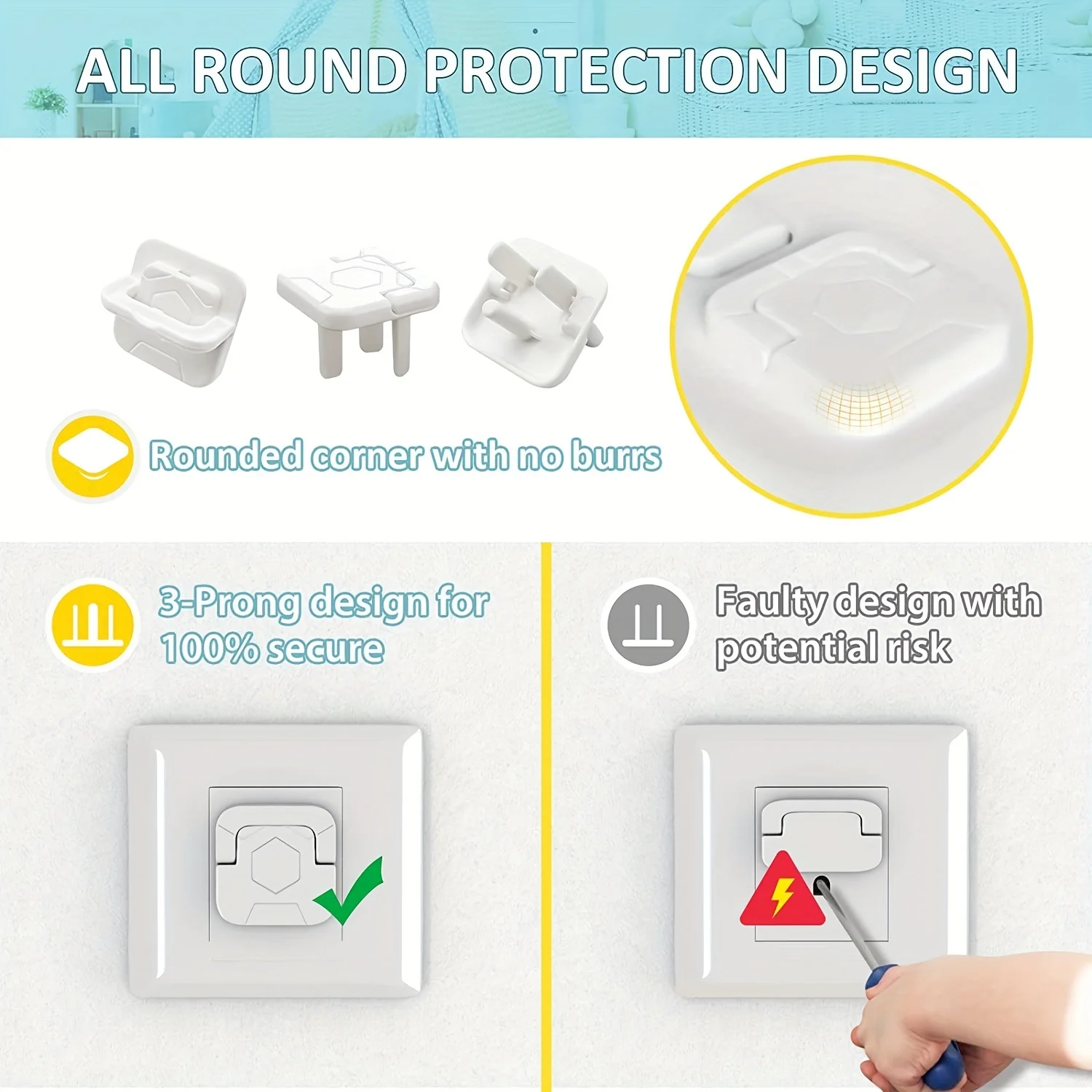 1-20Pc Baby Proof Outlet Cover - مراجعة Outlet Cover Baby وسعره