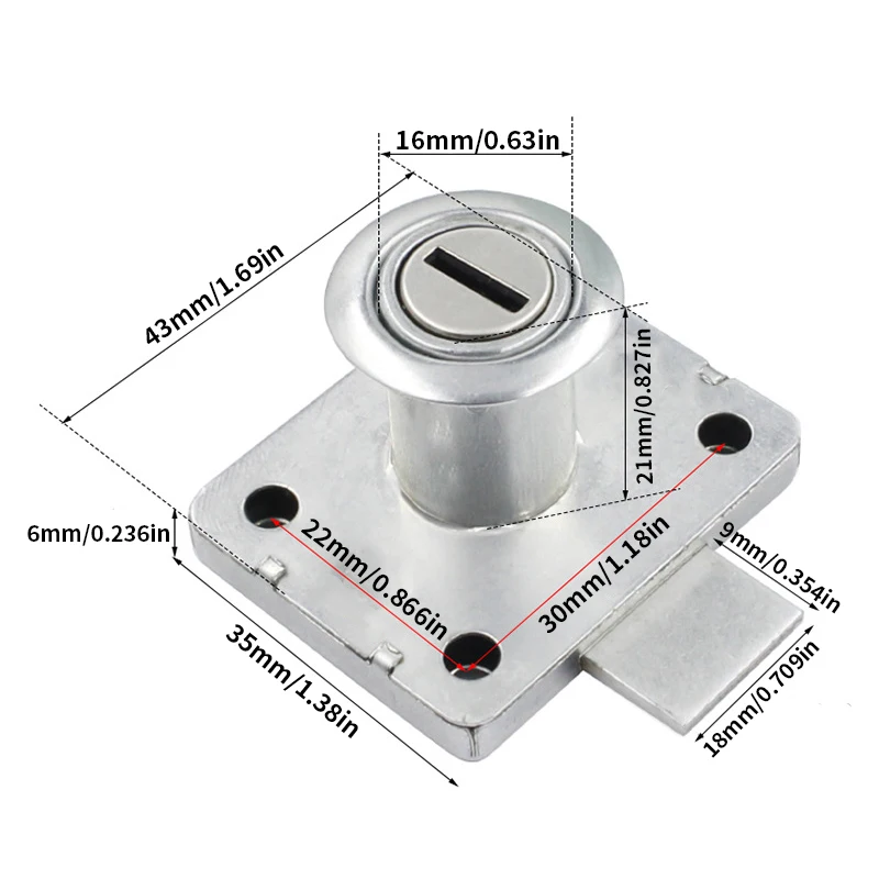 Drawer lock with key, used for - مراجعة Medicine Cabinet Lock وسعره