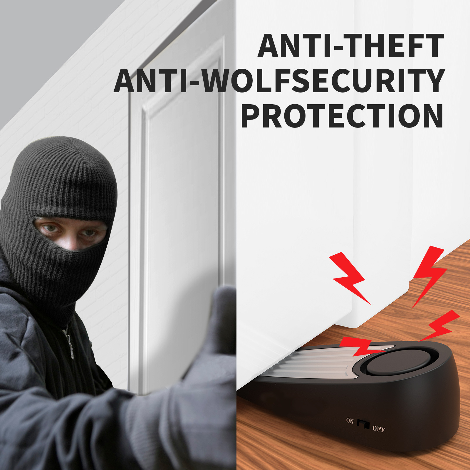 Wireless 130dB Door Stop Alarm - مراجعة Door Stop Alarm وسعره