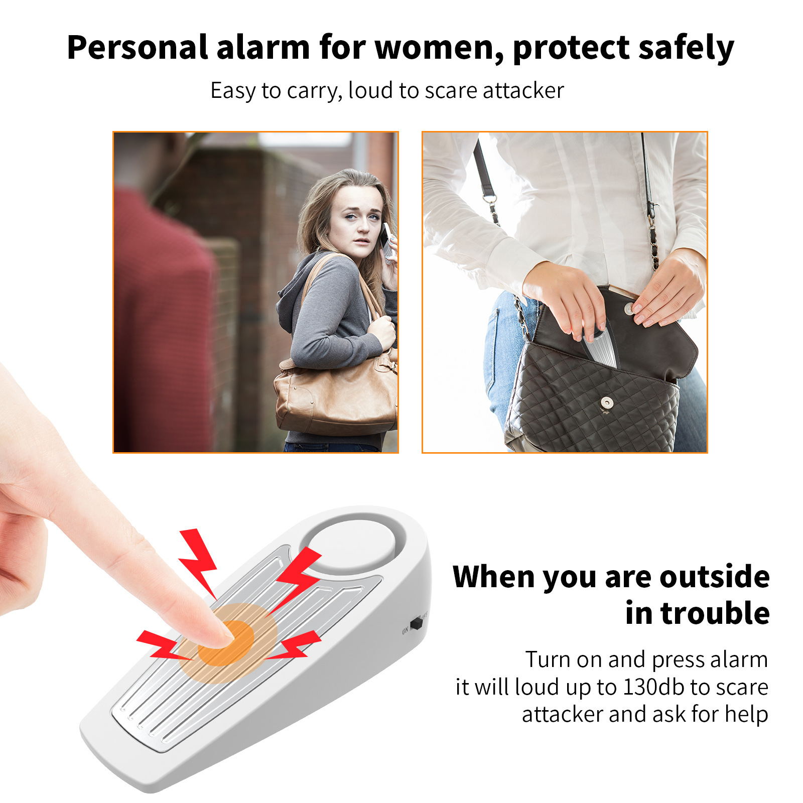 Wireless 130dB Door Stop Alarm - مراجعة Door Stop Alarm وسعره