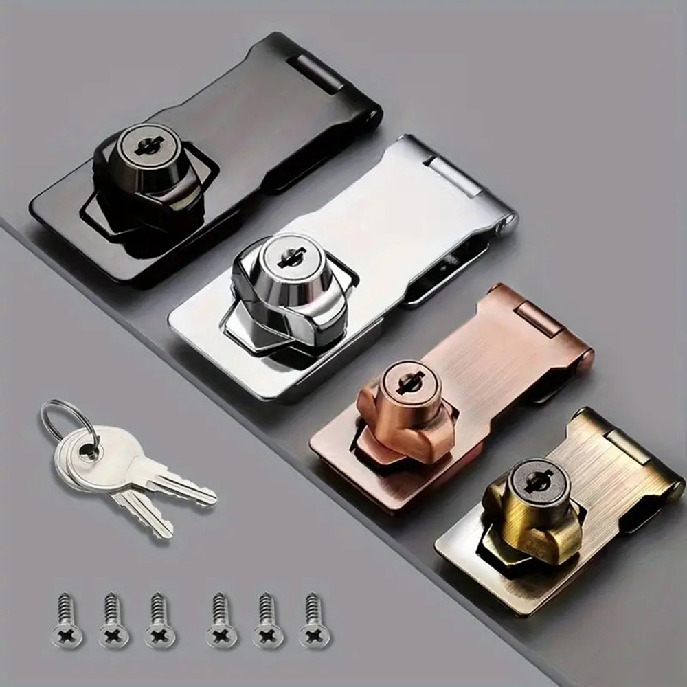 Locking Hasp Heavy Duty Lockin - مراجعة Medicine Cabinet Lock وسعره