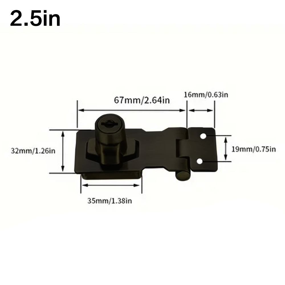 Locking Hasp Heavy Duty Lockin - مراجعة Medicine Cabinet Lock وسعره