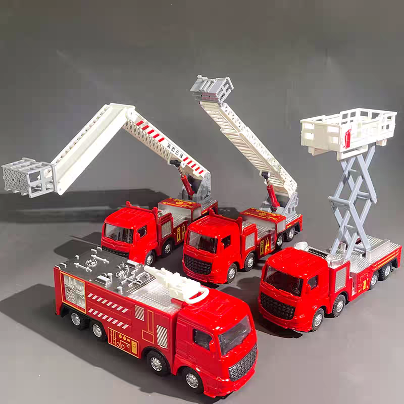 1:55 Diecast Fire Truck Model  - مراجعة Fire Escape Ladder وسعره