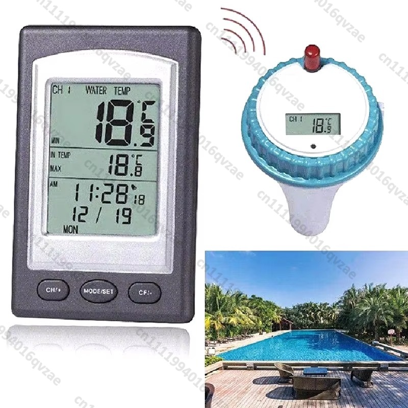 Wireless Pool Thermometer with - مراجعة Pool Alarm Float وسعره